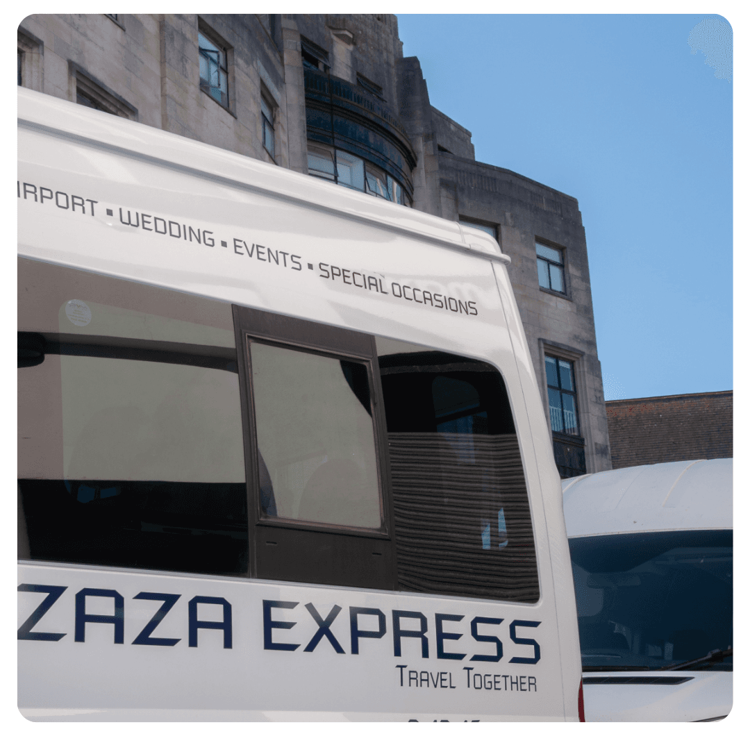 ZAZA Express minibus exterior